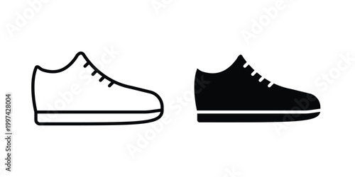 Sneaker icon - vector illustration eps10
