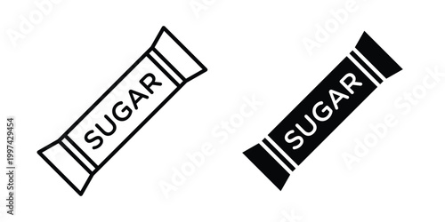 Sugar stick icon - vector illustration eps10