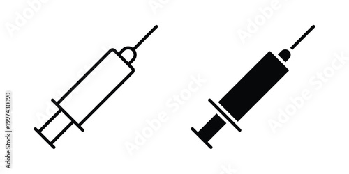 Syringe icon - vector illustration eps10