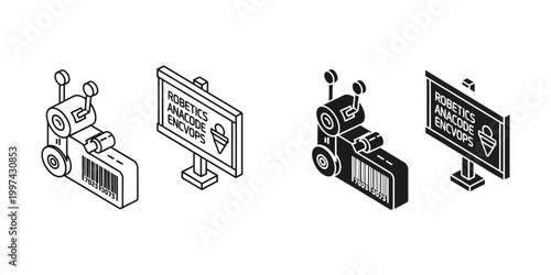 Integration of robotics and analytics in barcode scanning operations