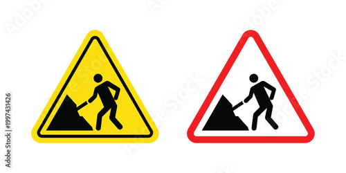 Under construction sign - vector illustration eps10