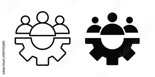 Workforce icon - vector illustration eps10