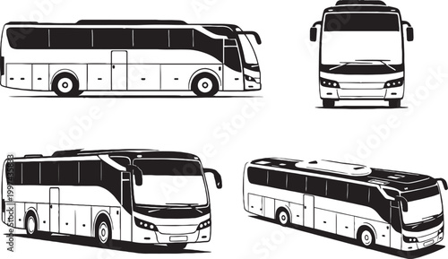 Black butterfly silhouettes flying in group, minimalist insect vector icons, elegant butterfly swarm collection isolated on white background