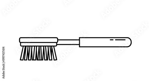 Cleaning Brush with Bristles for Household Tasks and Maintenance