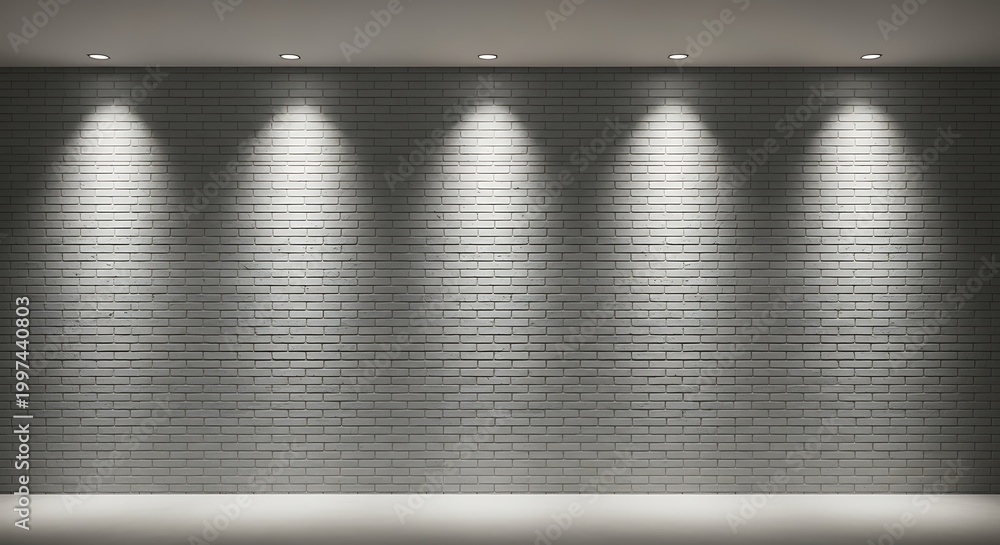 Obraz premium Abstract geometric light pattern on dark background