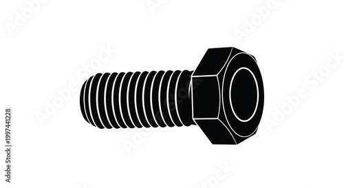 bolt silhouette on white background high quality professional