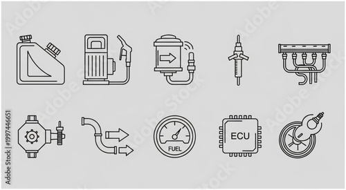 Automotive Components and Parts - A Comprehensive Collection of Car Elements.