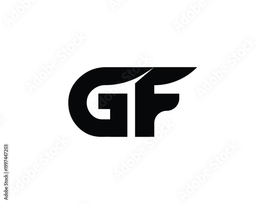 GF Logo Design. GF