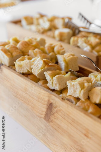 Golden focaccia
