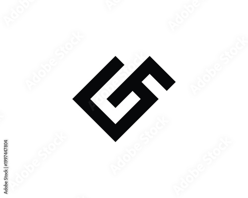 GF Logo Design. GF