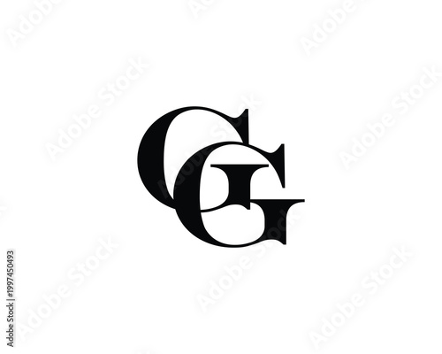 GG Logo Design. GG