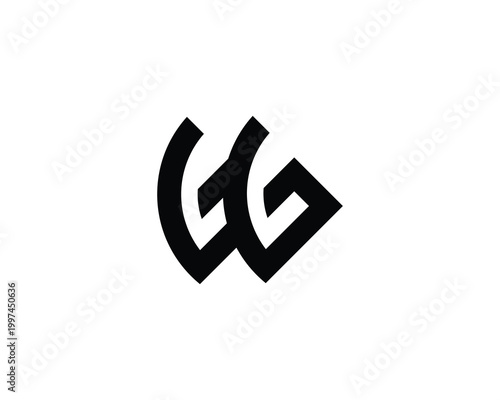 GG Logo Design. GG