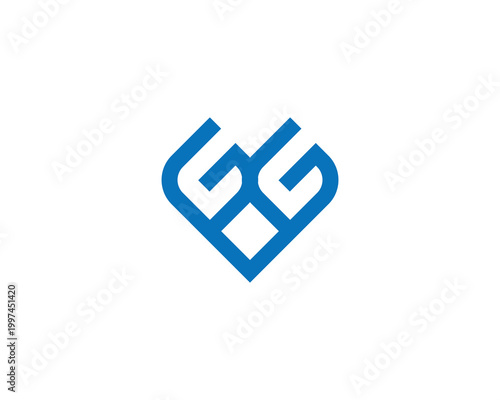 GG Logo Design. GG