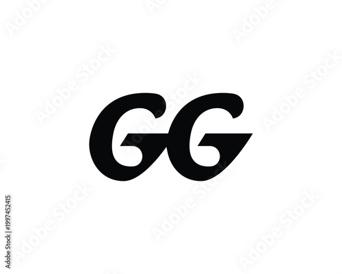 GG Logo Design. GG