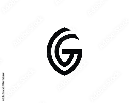 GG Logo Design. GG
