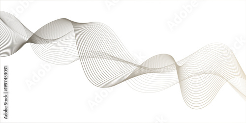 White bow tie isolated on a white background featuring a blue wavy line pattern with a digital vector design and light curve art.