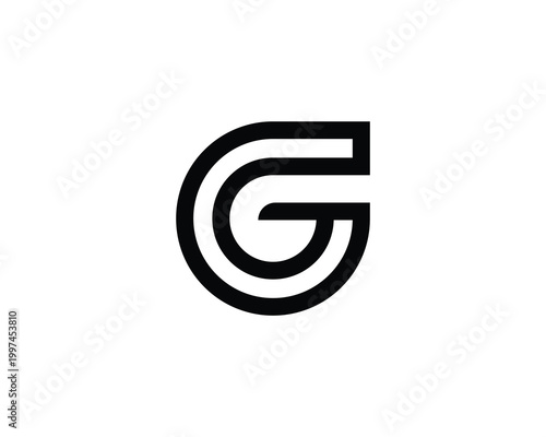 GG Logo Design. GG