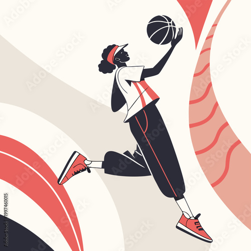 Modern Abstract Gradient Fluid Shapes Background