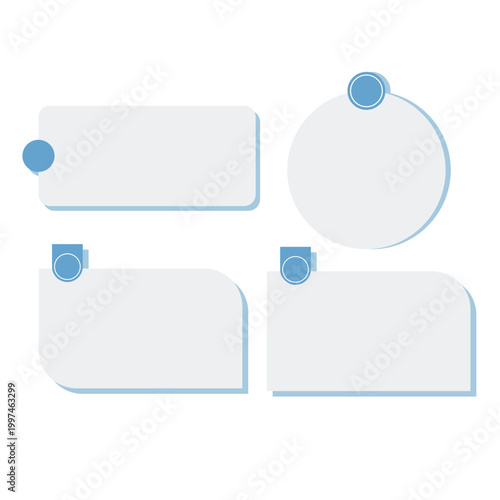 Text box vector illustration on a white background