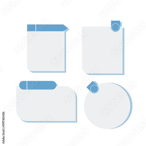 Text box vector illustration on a white background