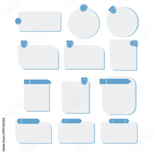 Text box vector illustration on a white background