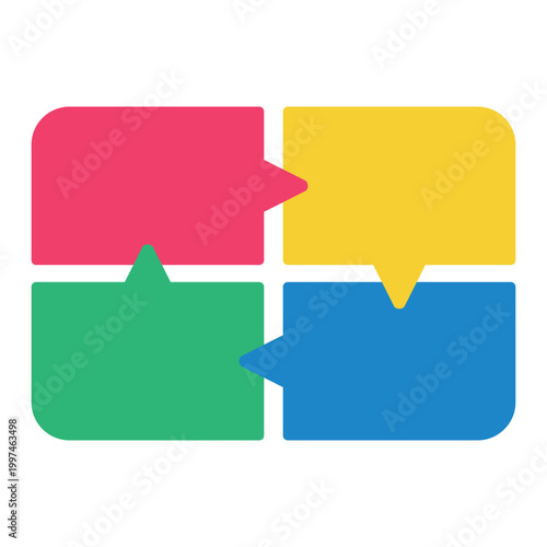 Text box vector illustration on a white background