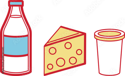 Food Grocery Items Daily Essentials Collection. Grocery Shopping Fresh Food Product Set. Food Market Essentials Household Grocery Items. Fresh Grocery Food Basket Daily Supplies. Grocery Store Food