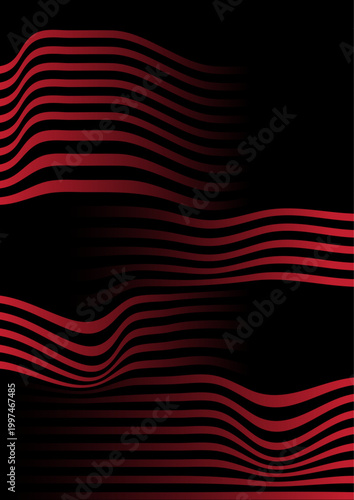 Modern Neon Wave Lines Abstract Technology Background
