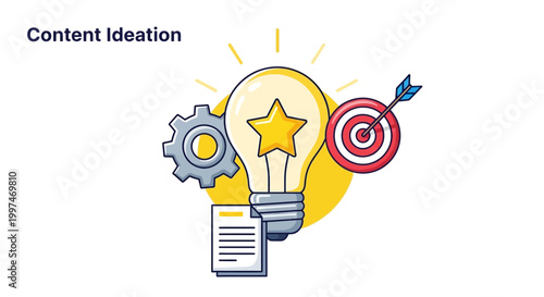 Content Ideation, Creativity, Strategy, Business Idea, Innovation, Goal Achievement
