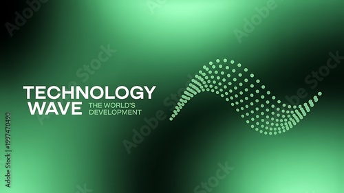 Technology wave and world development abstract