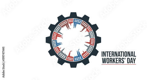International Workers Day Labor Celebration Symbol.