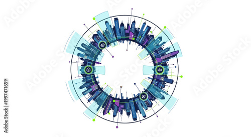 People standing in a circle formation.