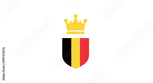 Foto Belgian coat of arms symbol.