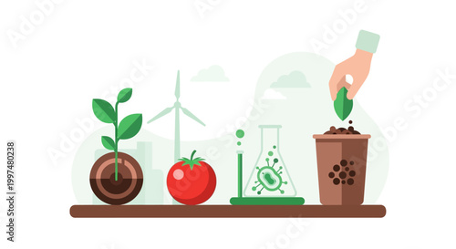 Sustainable Agriculture: Biotechnology, Green Energy, and Innovative Food Production for a Healthier Future