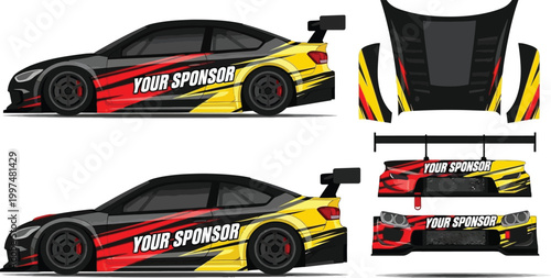 livery car vector,