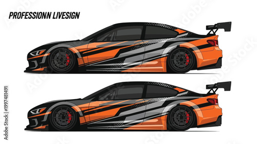livery car vector,