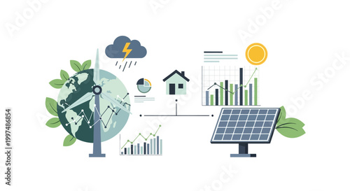 Global Renewable Energy Management: Smart Grid, Solar & Wind Power with Data Analytics for a Sustainable Future