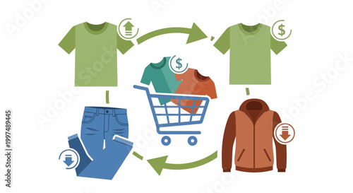 Circular Economy Fashion: Sustainable Clothing Resale, Upcycling, and Recycling Process