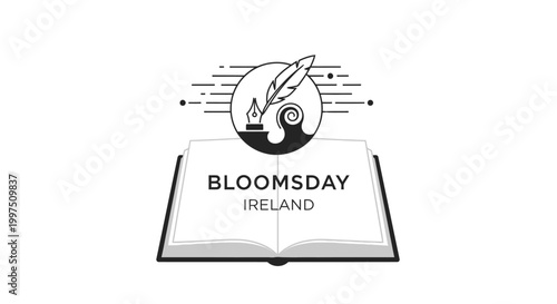 Bloomsday Ireland Literary Festival Logo.