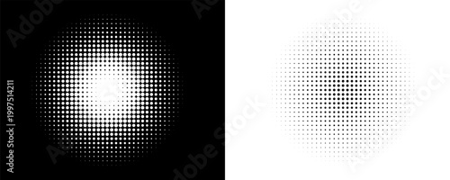 Φωτογραφία Halftone gradient circles collection