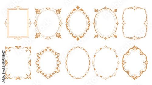 Colorful geometric mandala patterns with decorative floral and circular designs Vector