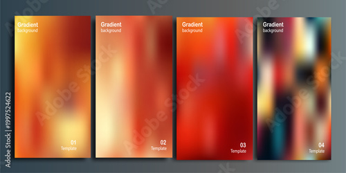 Vibrant gradient backgrounds abstract colorful designs for modern digital art web use