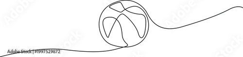 Black and white soccer ball with attached string Vector
