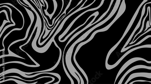 An elegant abstract swirl pattern composed of flowing, organically shaped lines, perfect for backgrounds and digital designs.