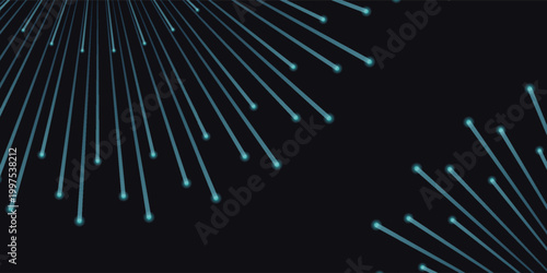 Lines composed of glowing backgrounds, Abstract light speed background. Data flow tunnel. Explosion radial background. Vector illustration