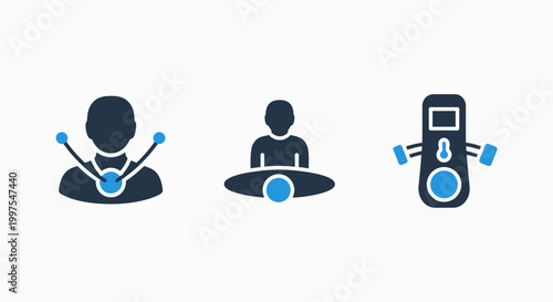 Digital human interface virtual reality interaction remote control device icons with augmented reality smart home internet of things artificial intelligence interaction technology experience