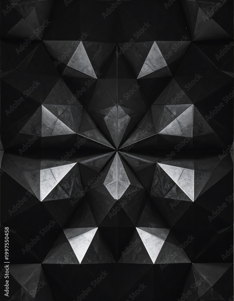 Fototapeta premium Geometric Pattern with Triangles Shapes.