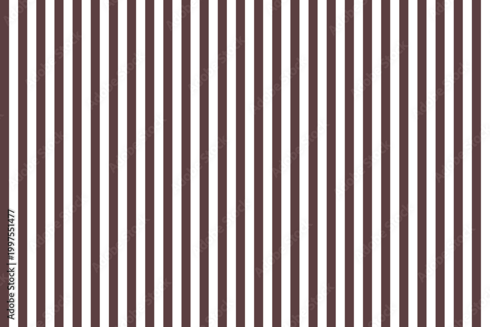 Obraz premium Chocolate stripes pattern . Vertical stripes of chocolate pattern . Brown and white stripes background . Vector illustration