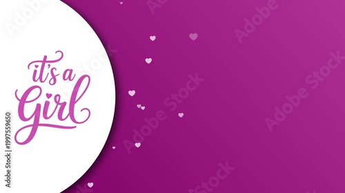 Gender Reveal Animation, 