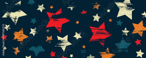 star pattern can be used for website, banner, wallpaper and background